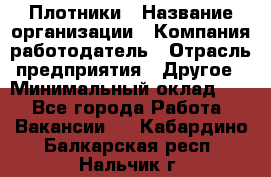 Плотники › Название организации ­ Компания-работодатель › Отрасль предприятия ­ Другое › Минимальный оклад ­ 1 - Все города Работа » Вакансии   . Кабардино-Балкарская респ.,Нальчик г.